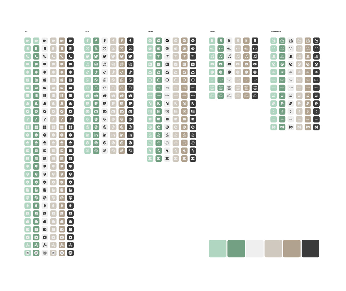FLOW Minimal Icon Pack